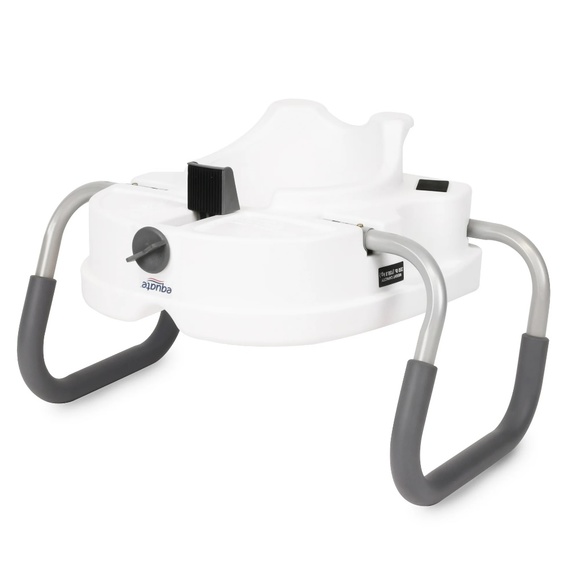 Equate Raised Toilet Seat with Handles, 5" Seat Riser, Fits Most Toilets - Picture 4 of 6